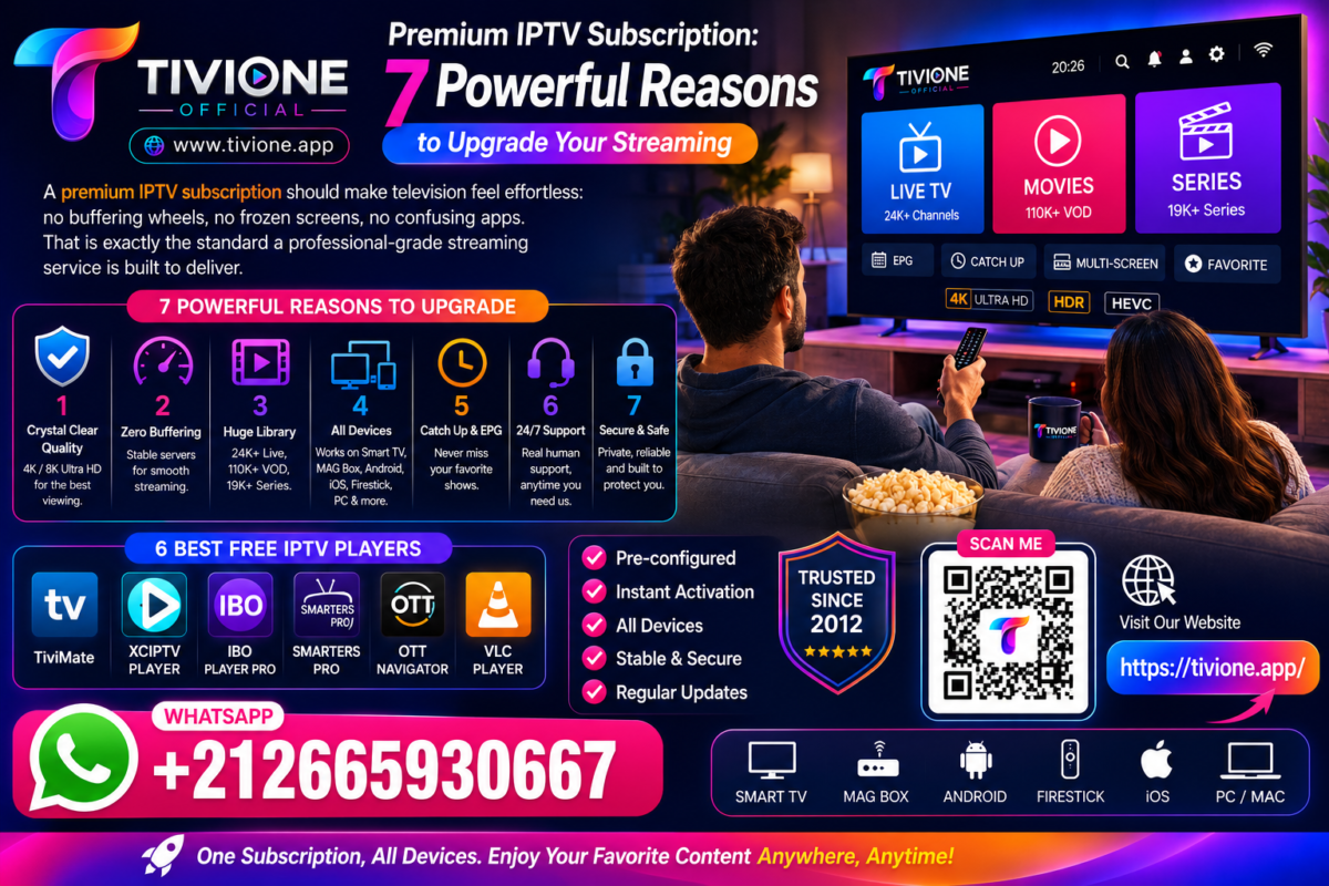 Premium IPTV Subscription