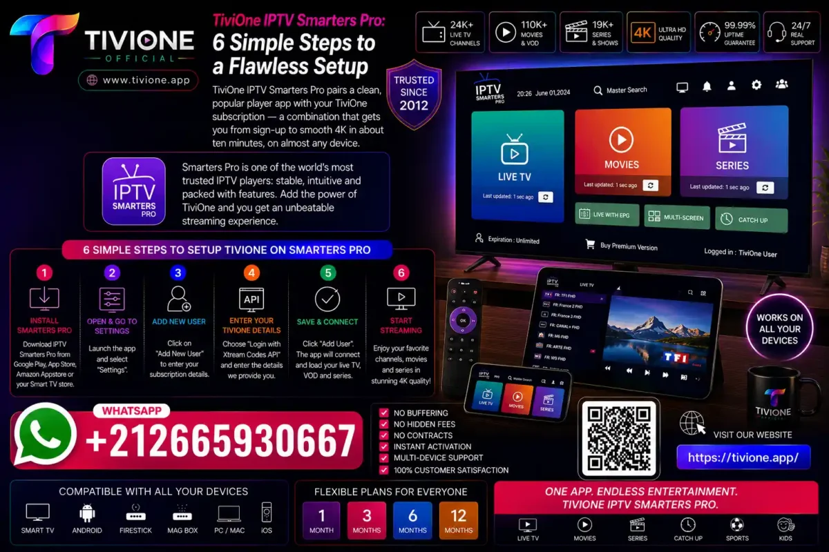 TiviOne IPTV Smarters Pro