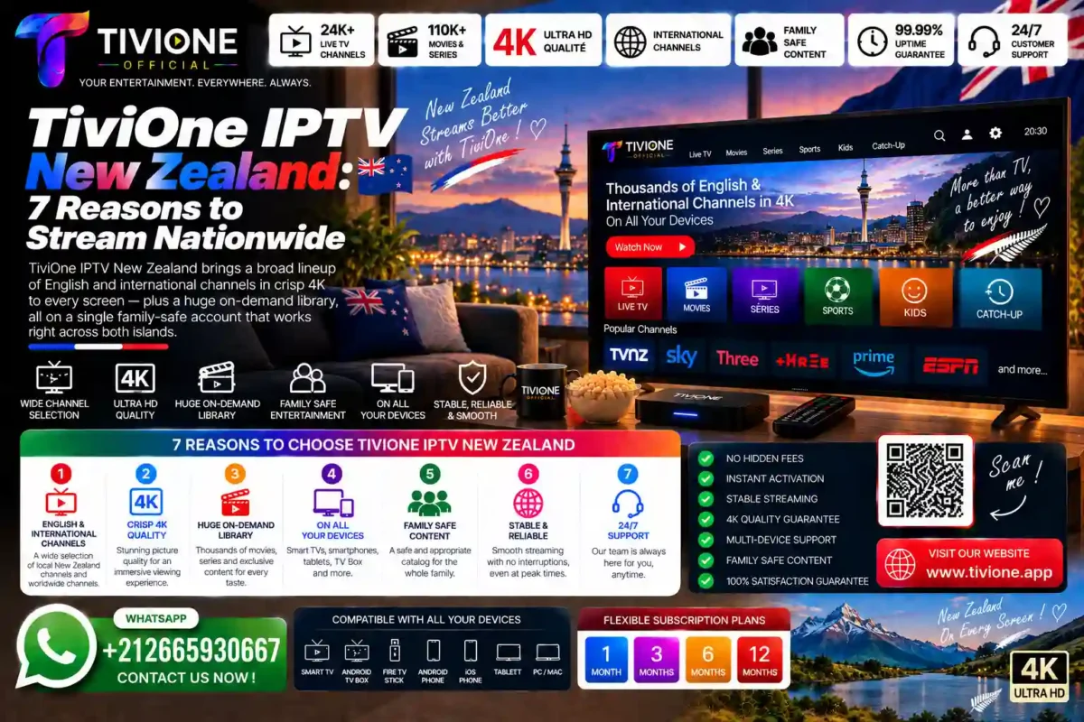 TiviOne IPTV New Zealand