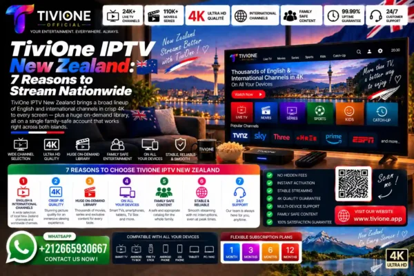 TiviOne IPTV New Zealand